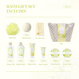 Livingandhome 10pcs Vanilla-Scented Spa Bath Gift Set