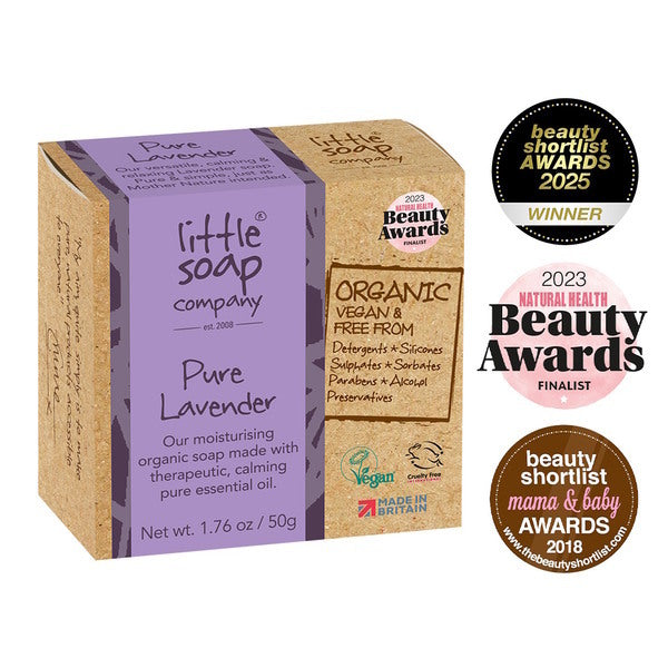 Little Soap Company Mini Soap Bar 50g Pure Organic Lavender