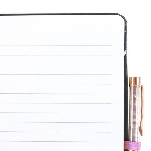 Something Different Midnight Moth Amethyst Diary And Pen