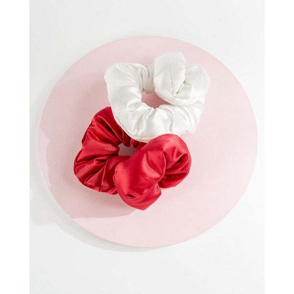 Brushworks Limited Edition Large Cloud Scrunchies (Red)