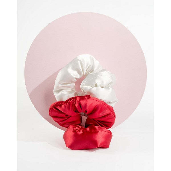 Brushworks Limited Edition Large Cloud Scrunchies (Red)
