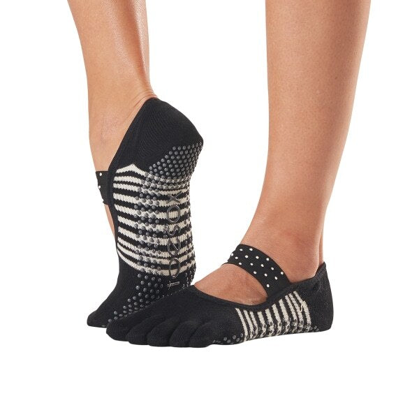 Toesox Womens Mia Charmant Toe Socks (3.5-5.5)
