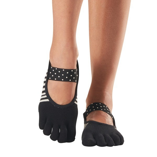 Toesox Womens Mia Charmant Toe Socks (3.5-5.5)