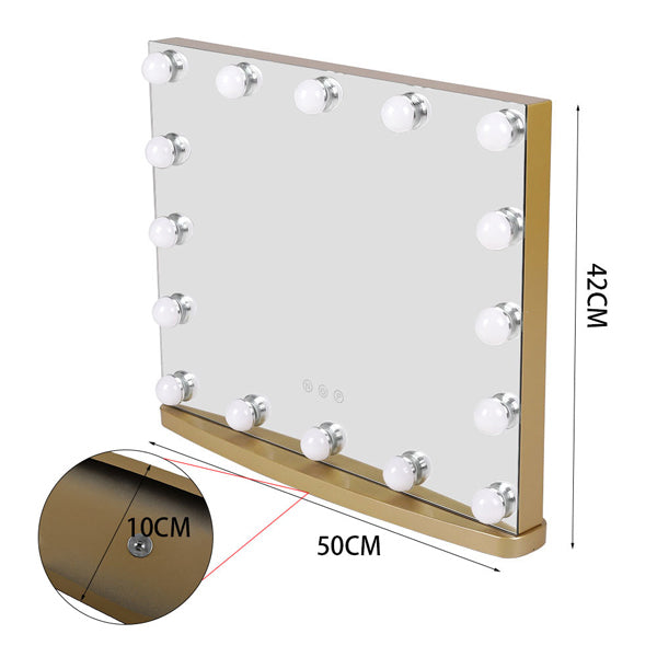 Livingandhome Hollywood LED Lighted Cosmetic Mirror