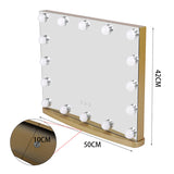 Livingandhome Hollywood LED Lighted Cosmetic Mirror