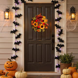 Livingandhome Prelit Autumn Wreath