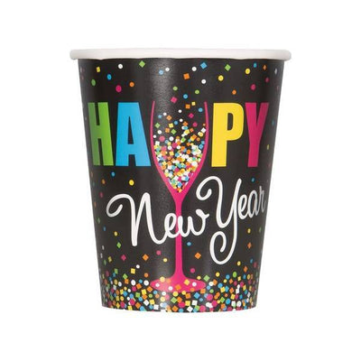 Superdrug Unique Party Paper New Year Party Cup (Pack of 8)- Buy online at McGrocer