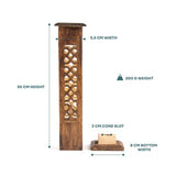 Myga Incense Tower - Pattern Cutout