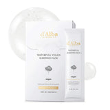 d'Alba Piedmont Waterfull Vegan Sleeping Pack 4ml12