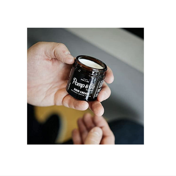 Pomp & Co Hair Styling Cream For Men, Medium Strong Hold 60ml