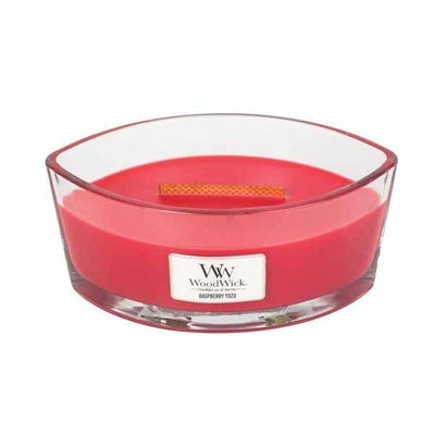 Superdrug Woodwick Large Hearthwick Raspberry Yuzu Candle 16oz- Buy online at McGrocer