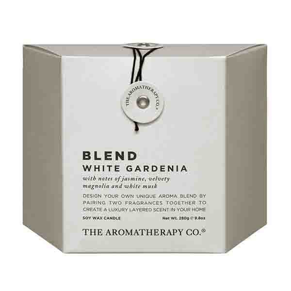 The Aromatherapy Co Blend 280gm Candle - White Gardenia