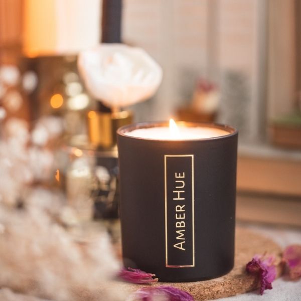 Amber Hue Candles - Havana Oak Deluxe Candle - Soy Wax - 200g