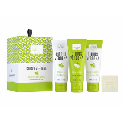 Superdrug Scottish Fine Soaps Citrus Verbena Luxurious Gift Set- Buy online at McGrocer