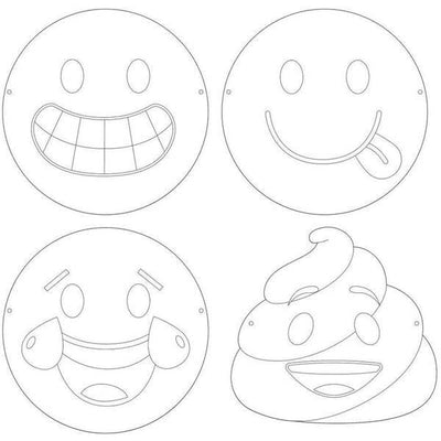 Superdrug Emoji Party Mask (Pack of 72)- Buy online at McGrocer