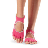 Toesox Womens Bellarina Jetset Half Toe Socks (S)