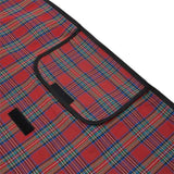 Livingandhome Portable Scottish Plaid Picnic Blanket