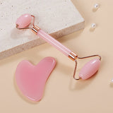 Livingandhome Face Roller and Gua Sha Tool Set
