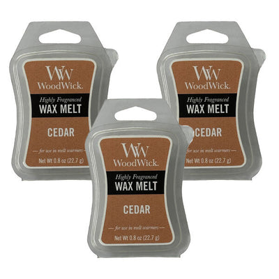 Superdrug Woodwick Wax Melt Cedar 22.7g - Pack of 3- Buy online at McGrocer