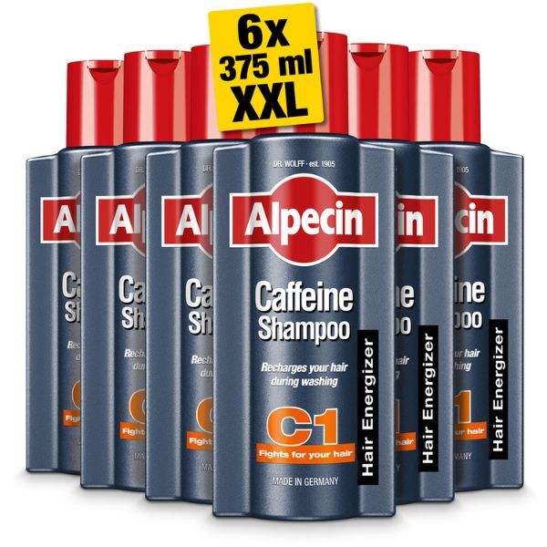 Alpecin Caffeine Shampoo XXL 6x 375ml