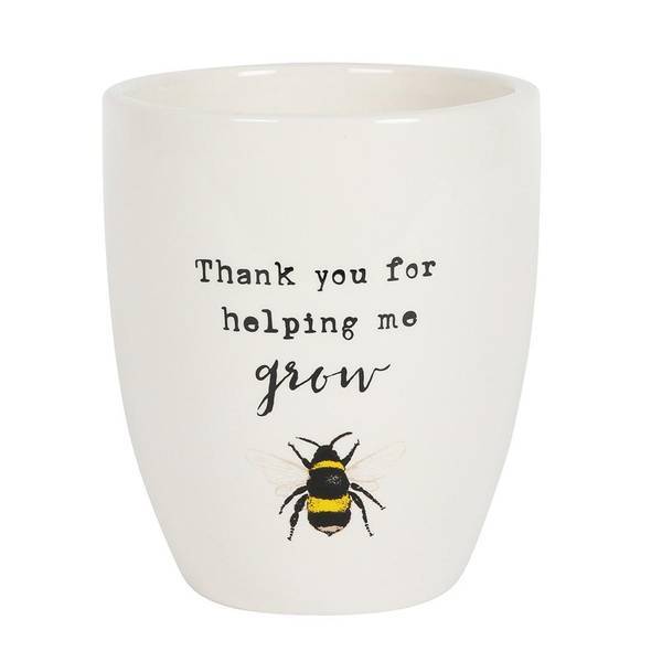 Something Different Thank You For Helping Me Grow Plant Pot