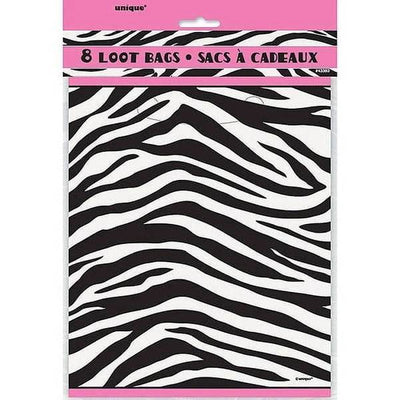 Superdrug Unique Party Zebra Print Party Bags (Pack of 8)- Buy online at McGrocer
