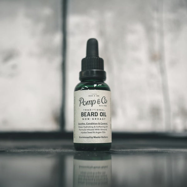 Pomp & Co Non Greasy Hydrating and Softening Beard Oil 30ml