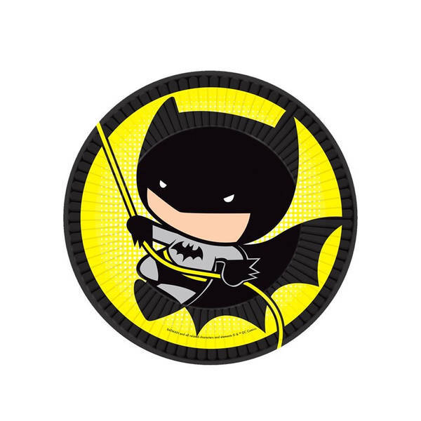 DC Comics Batman Paper Party Plates (Pack of 8)