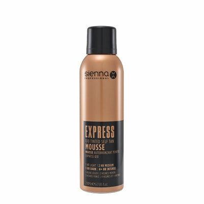 Superdrug Sienna X EU EXPRESS Q10 Tinted Self Tan Mousse 200ml Light-Dark- Buy online at McGrocer