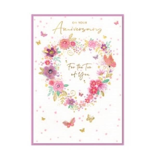 Simon Elvin On Your Anniversary Card (Pack of 6)