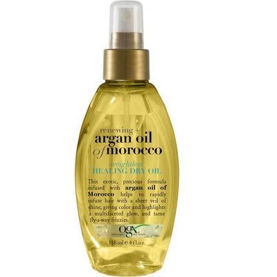 Superdrug OGX Renewing Moroccan Argan Oil Weightless Healing Dry Oil- Buy online at McGrocer