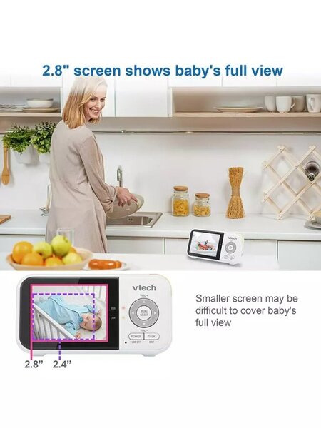 VTECH 2.8 Digital Video Baby Monitor with Adjustable Camera