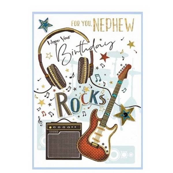 Simon Elvin For You Nephew Birthday Card (Pack of 6)