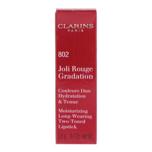 Clarins Joli Rouge Gradation Two-Toned Lipstick 3.5g - 802 Red