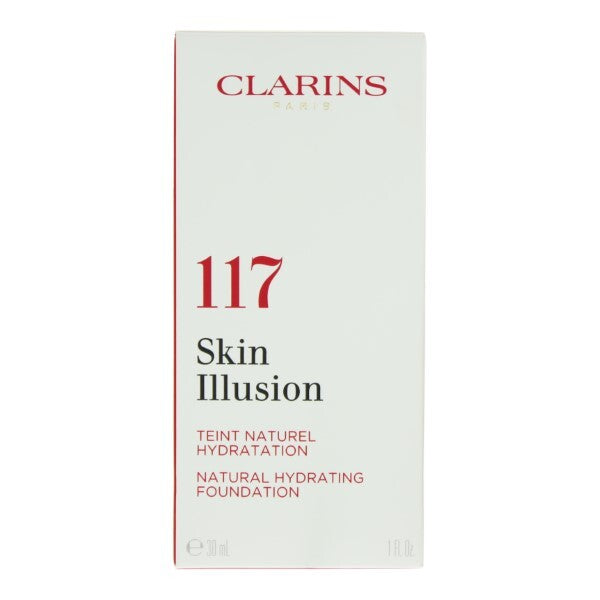 Clarins Skin Illusion Natural Hydrating Foundation 30ml - 117 Hazelnut