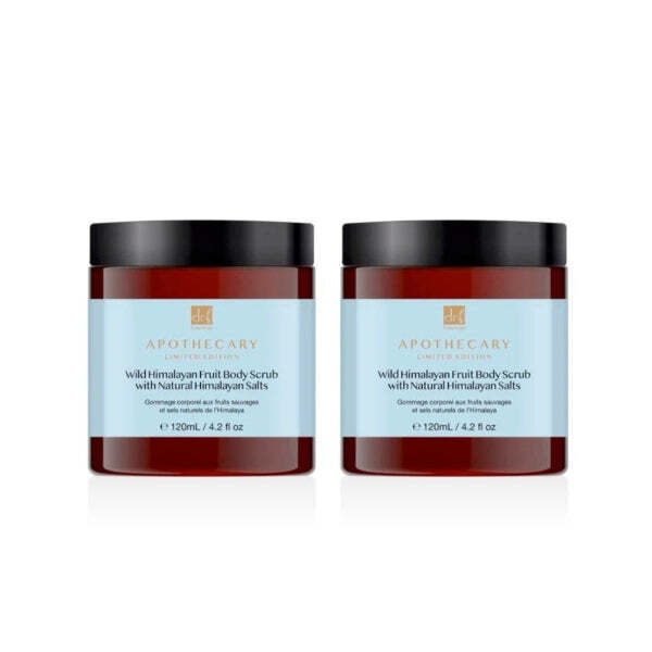 Dr Botanicals Wild Himalayan Fruit Body Scrub 120ml x 2