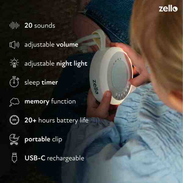 Zello Portable White Noise Machine