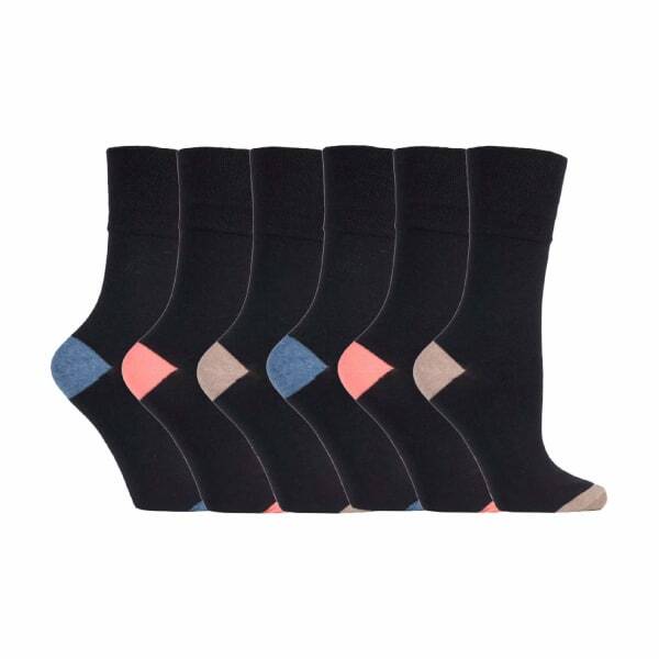 6 Pairs Ladies Non Elastic Socks 4-8