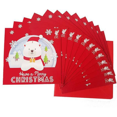 Superdrug Liverpool FC Christmas Card (Pack of 12)- Buy online at McGrocer