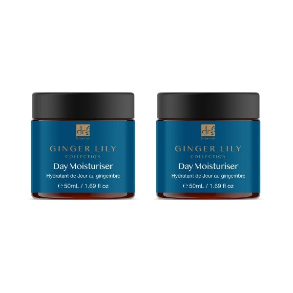 Dr Botanicals Gingerlily Day Moisturiser Twin Pack 2 x 50ml