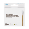 Bamboo Cotton Swabs White 100 Pieces