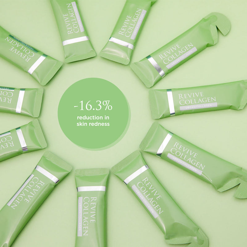 Vegan Liquid Collagen Alternative Supplement with Vitamin C and Amino Acids