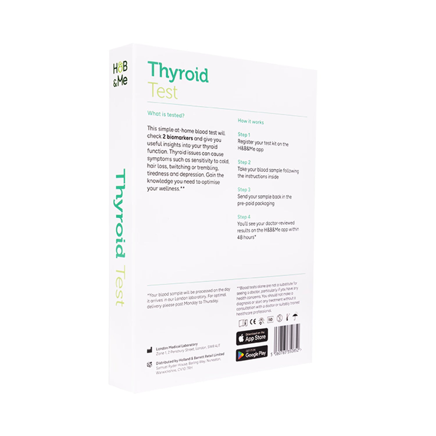 H&B&Me Thyroid Blood Test