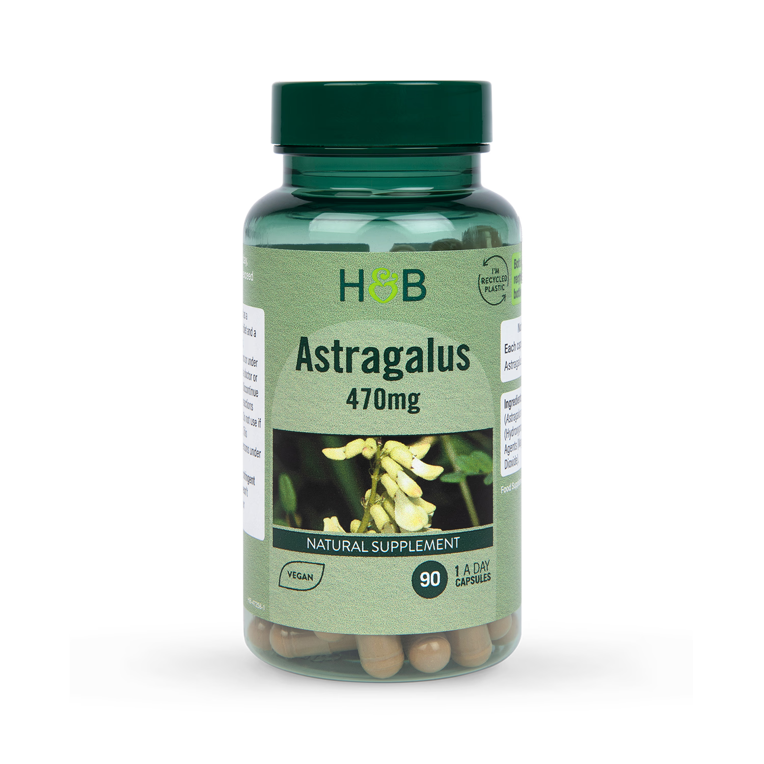 Holland Barrett Astragalus 470mg 90 Capsules