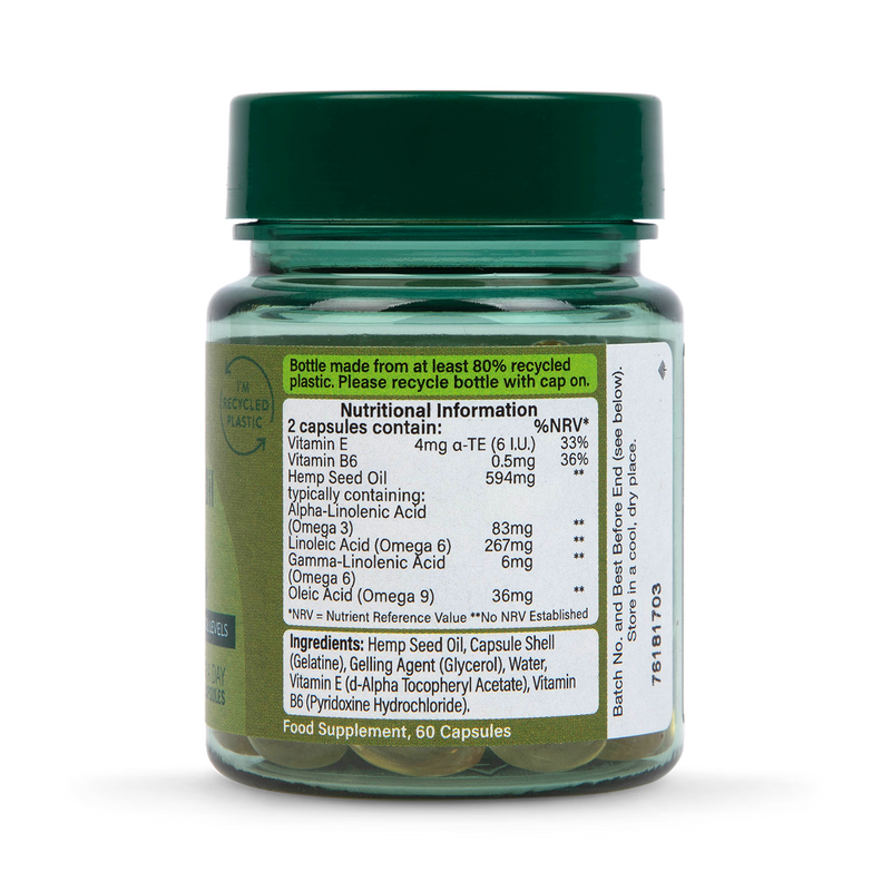 Holland Barrett Hemp Seed Oil 60 Capsules