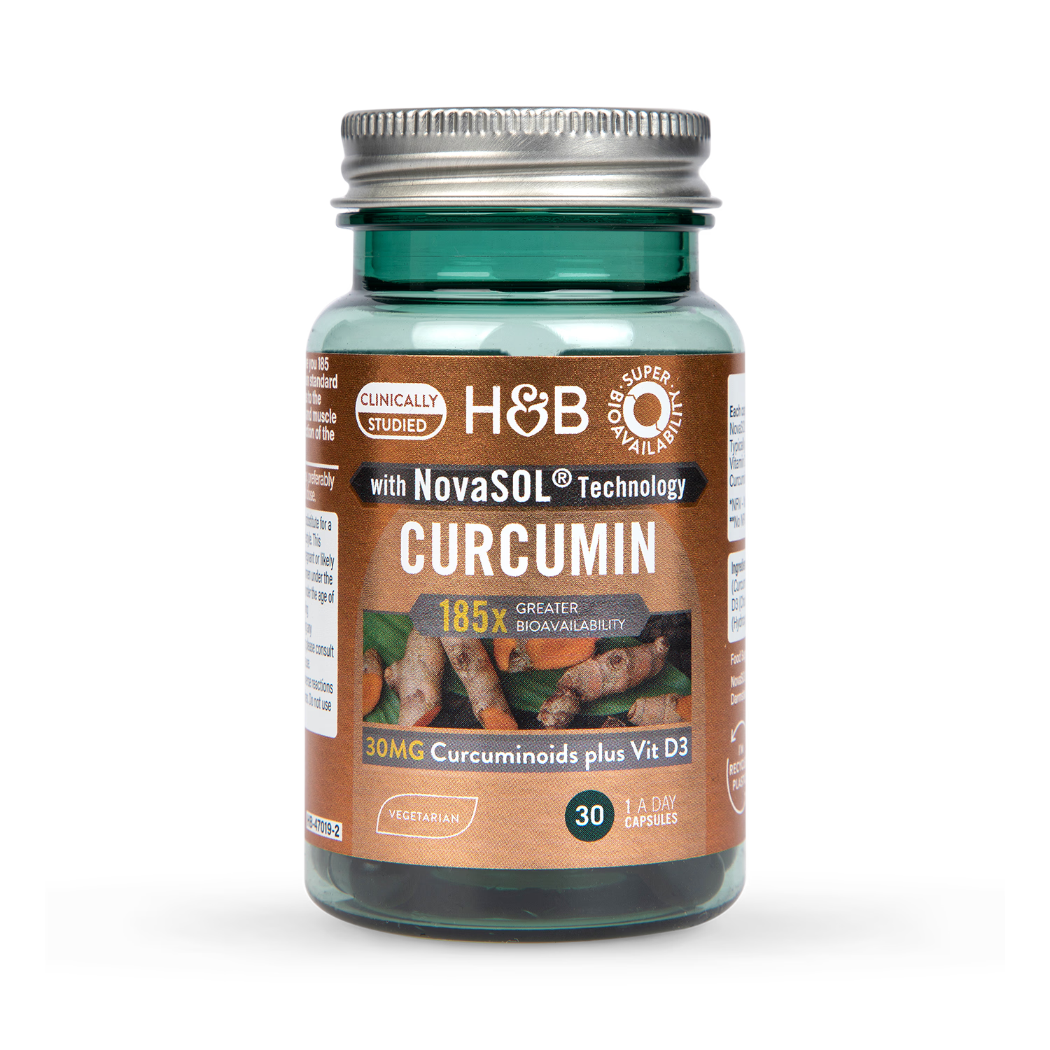 Holland Barrett Novasol Bio-available Curcumin Vit D 30 Capsules