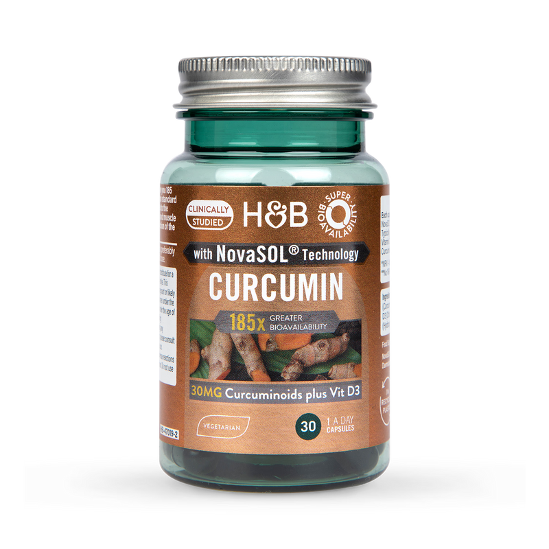 Holland Barrett Novasol Bio-available Curcumin Vit D 30 Capsules