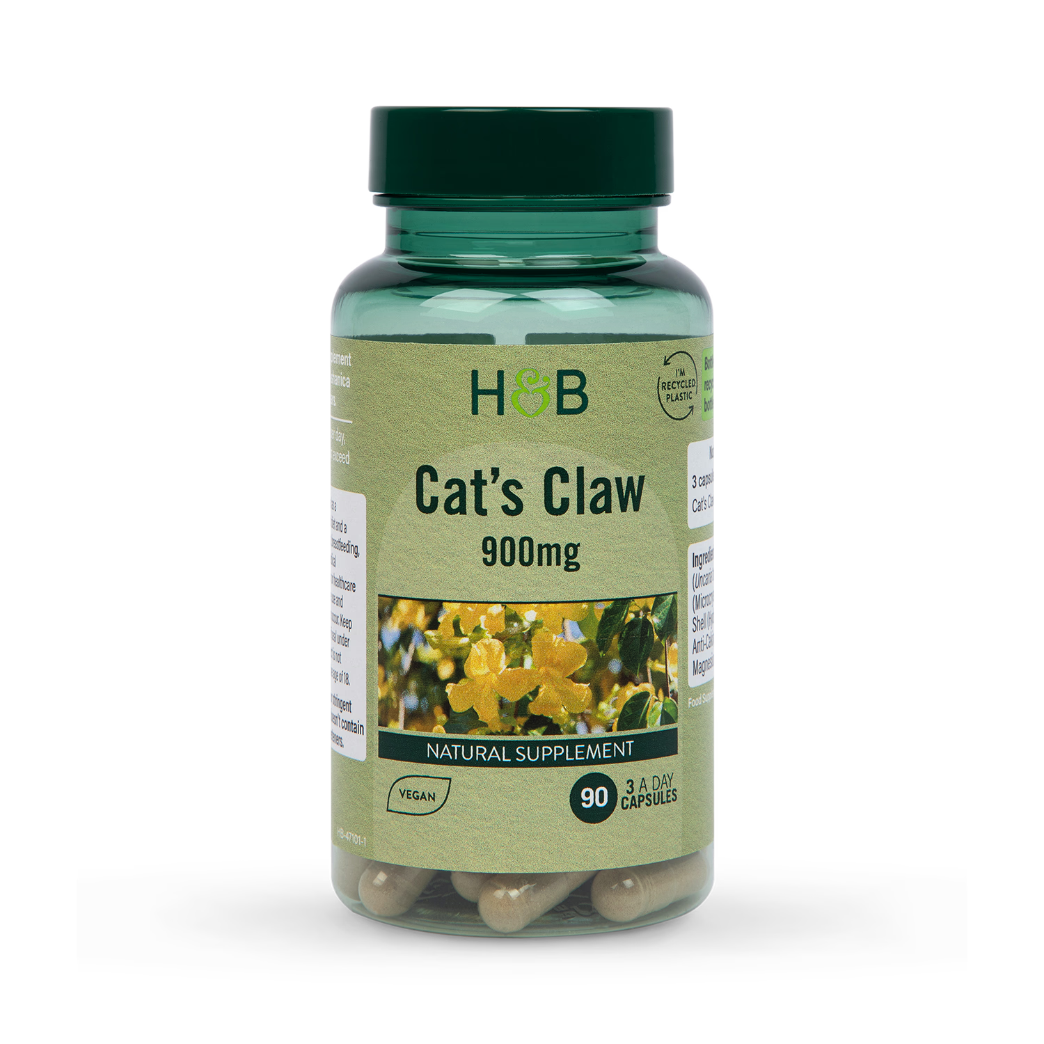 Holland Barrett Cats Claw 90 Capsules