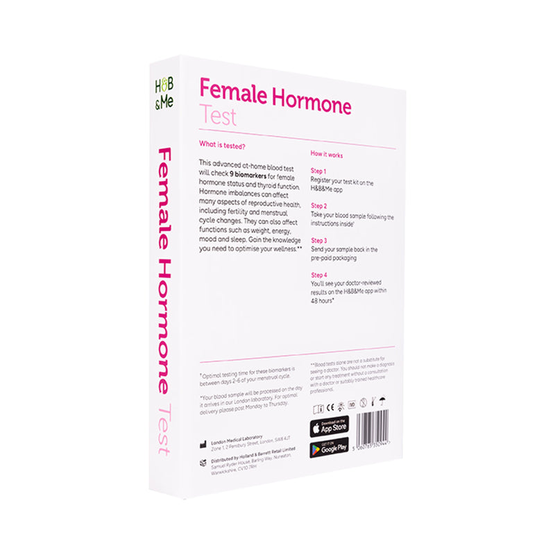 H&B&Me Female Hormone Blood Test