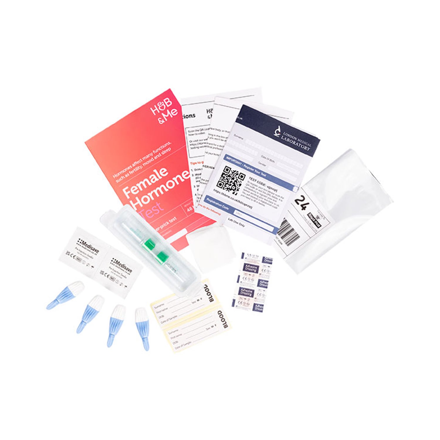 H&B&Me Female Hormone Blood Test